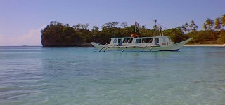 クラブパノリ前のビーチ